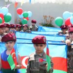 Xankəndidə uşaq bağçasında ordu günü qeyd edilib. – FOTO, Video